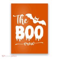 The Boo Crew Haloween Matching Poster