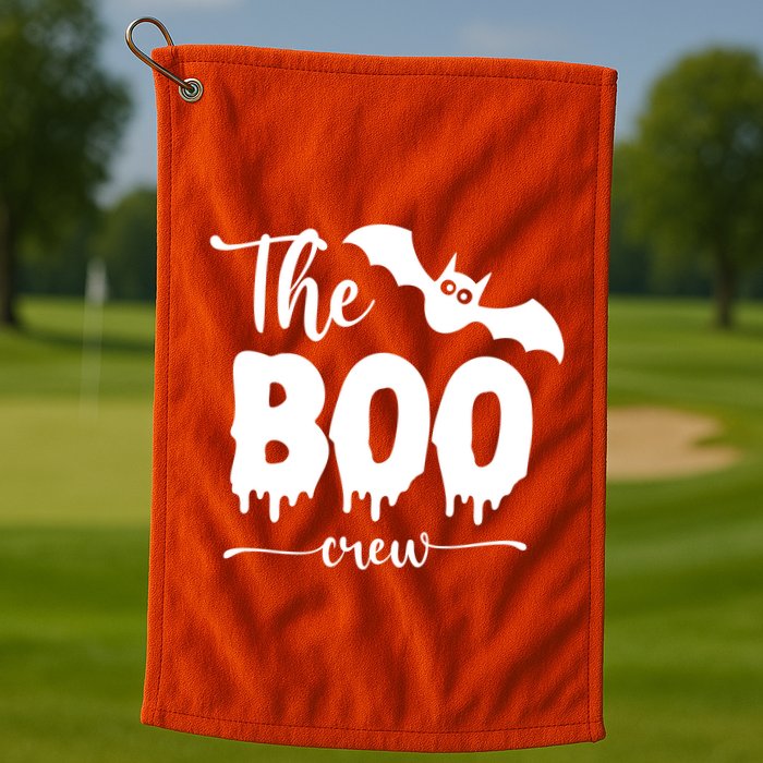 The Boo Crew Haloween Matching Golf Towel