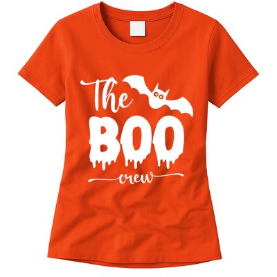 The Boo Crew Haloween Matching Womens T-Shirt