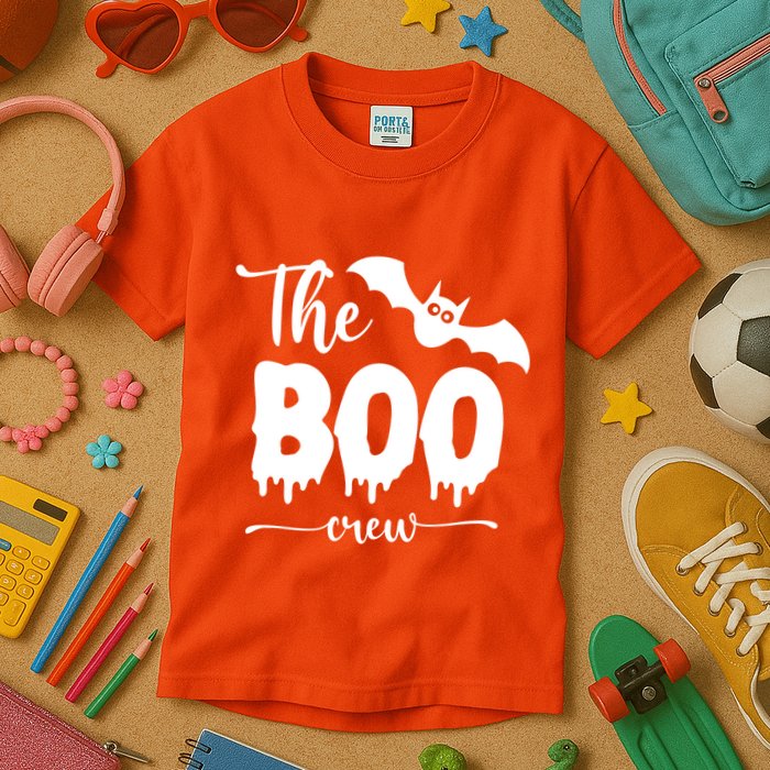 The Boo Crew Haloween Matching Kids T-Shirt