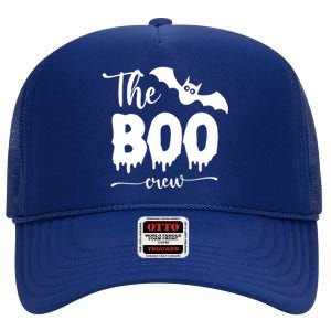 The Boo Crew Haloween Matching High Crown Mesh Back Trucker Hat