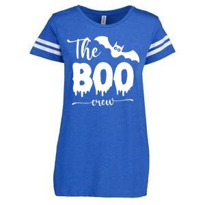 The Boo Crew Haloween Matching Enza Ladies Jersey Football T-Shirt