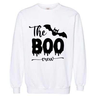 The Boo Crew Haloween Matching Garment-Dyed Sweatshirt