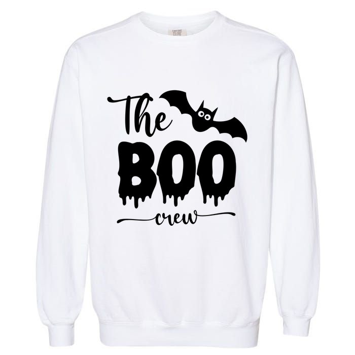 The Boo Crew Haloween Matching Garment-Dyed Sweatshirt