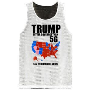 Trump Better Coverage Than 5g Can You Hear Us Now Usa Map Mesh Reversible Basketball Jersey Tank