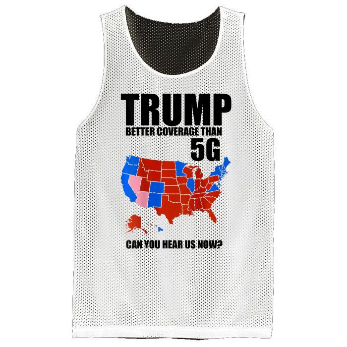 Trump Better Coverage Than 5g Can You Hear Us Now Usa Map Mesh Reversible Basketball Jersey Tank