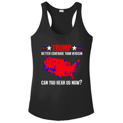 Trump Better Coverage Than Verizon Can You Hear Us Now Ladies PosiCharge Competitor Racerback Tank