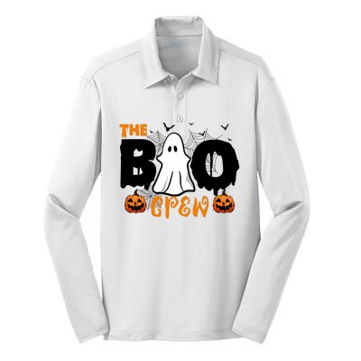 The Boo Crew Halloween Family Silk Touch Performance Long Sleeve Polo