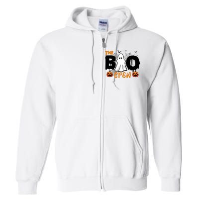 The Boo Crew Halloween Family Full Zip Hoodie