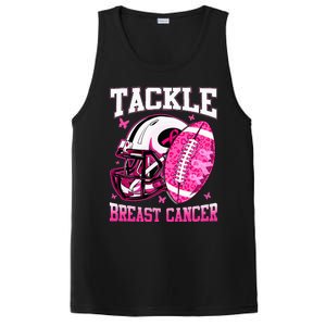 Tackle Breast Cancer Awareness Pink Ribbon Football PosiCharge Competitor Tank