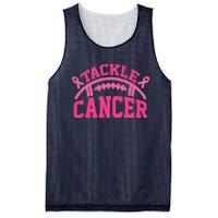 Tackle Breast Cancer Awareness Football Pink Ribbon Mesh Reversible Basketball Jersey Tank