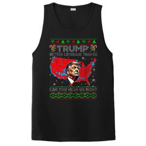 Trump Better Coverage Than 5g Ugly Christmas Sweater Xmas PosiCharge Competitor Tank