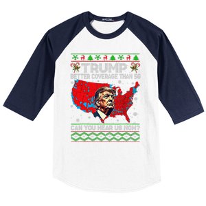 Trump Better Coverage Than 5g Ugly Christmas Sweater Xmas Baseball Sleeve Shirt