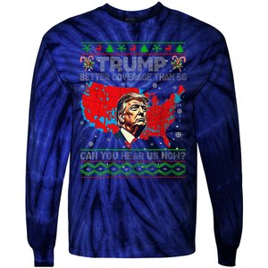 Trump Better Coverage Than 5g Ugly Christmas Sweater Xmas Tie-Dye Long Sleeve Shirt