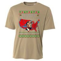 Trump Better Coverage Than 5g Ugly Christmas Sweater Xmas Cooling Performance Crew T-Shirt