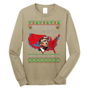 Trump Better Coverage Than 5g Ugly Christmas Sweater Xmas Long Sleeve Shirt