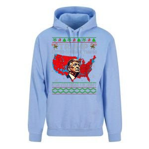 Trump Better Coverage Than 5g Ugly Christmas Sweater Xmas Unisex Surf Hoodie