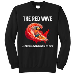 Trump Better Coverage Than 5g Can You Hear Us Now Red Wave Sweatshirt