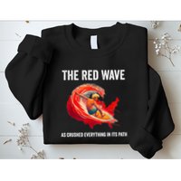 Trump Better Coverage Than 5g Can You Hear Us Now Red Wave Sweatshirt