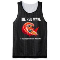 Trump Better Coverage Than 5g Can You Hear Us Now Red Wave Mesh Reversible Basketball Jersey Tank