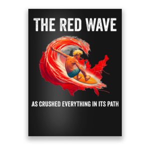 Trump Better Coverage Than 5g Can You Hear Us Now Red Wave Poster