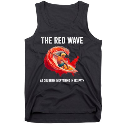 Trump Better Coverage Than 5g Can You Hear Us Now Red Wave Tank Top