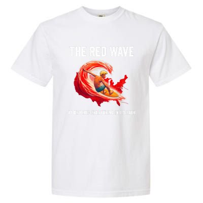 Trump Better Coverage Than 5g Can You Hear Us Now Red Wave Garment-Dyed Heavyweight T-Shirt