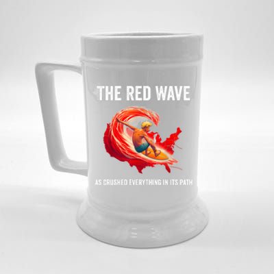 Trump Better Coverage Than 5g Can You Hear Us Now Red Wave Beer Stein