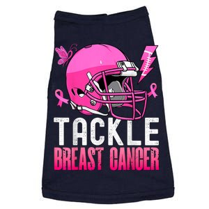 Tackle Breast Cancer Awareness Fighting American Football Doggie Tank