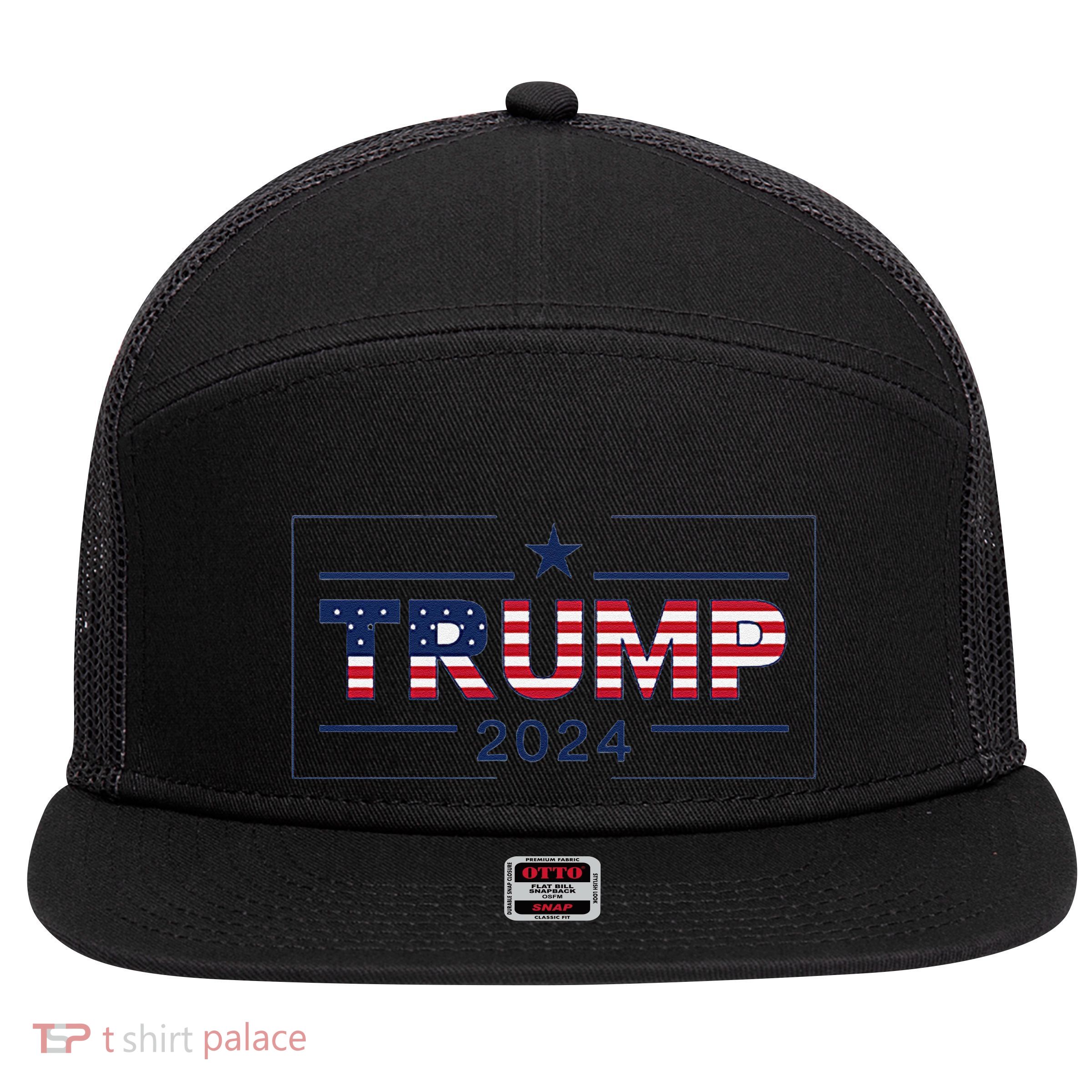 Trump Better Coverage 7 Panel Mesh Trucker Snapback Hat