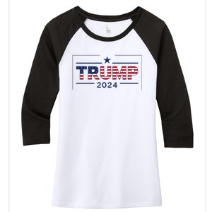 Trump Better Coverage Women's Tri-Blend 3/4-Sleeve Raglan Shirt