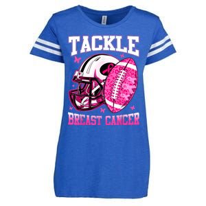 Tackle Breast Cancer Awareness Pink Ribbon Football Boy Kids Enza Ladies Jersey Football T-Shirt