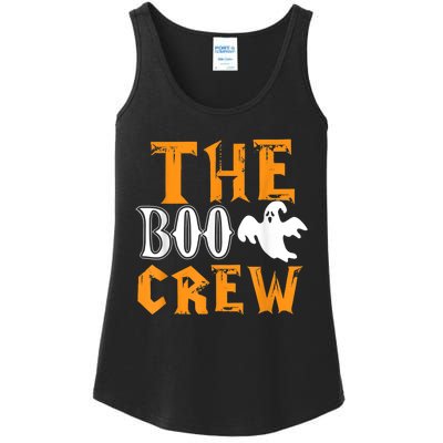 The Boo Crew Lazy Halloween Costume Funny Ghost Spirit Ladies Essential Tank