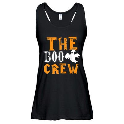 The Boo Crew Lazy Halloween Costume Funny Ghost Spirit Ladies Essential Flowy Tank