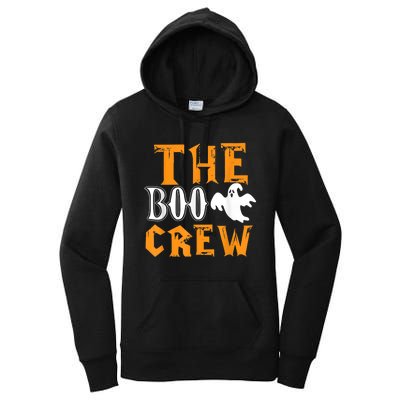 The Boo Crew Lazy Halloween Costume Funny Ghost Spirit Women's Pullover Hoodie