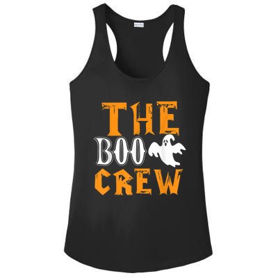 The Boo Crew Lazy Halloween Costume Funny Ghost Spirit Ladies PosiCharge Competitor Racerback Tank