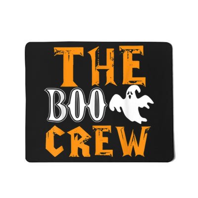 The Boo Crew Lazy Halloween Costume Funny Ghost Spirit Mousepad