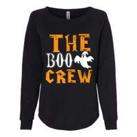 The Boo Crew Lazy Halloween Costume Funny Ghost Spirit Womens California Wash Sweatshirt