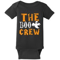 The Boo Crew Lazy Halloween Costume Funny Ghost Spirit Baby Bodysuit