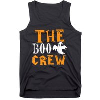 The Boo Crew Lazy Halloween Costume Funny Ghost Spirit Tank Top