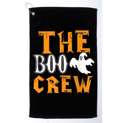 The Boo Crew Lazy Halloween Costume Funny Ghost Spirit Platinum Collection Golf Towel