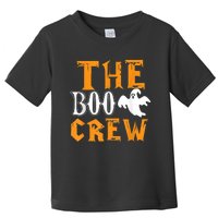 The Boo Crew Lazy Halloween Costume Funny Ghost Spirit Toddler T-Shirt