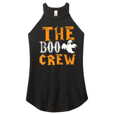 The Boo Crew Lazy Halloween Costume Funny Ghost Spirit Women's Perfect Tri Rocker Tank