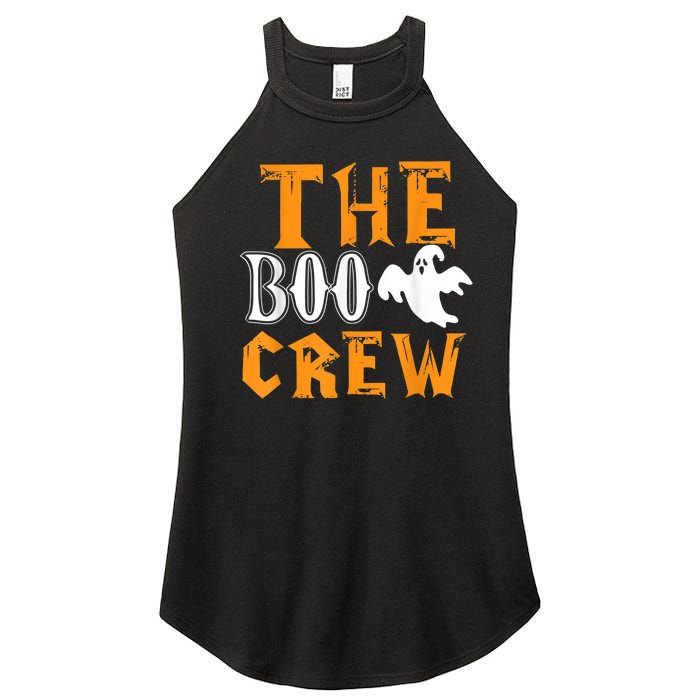 The Boo Crew Lazy Halloween Costume Funny Ghost Spirit Women's Perfect Tri Rocker Tank