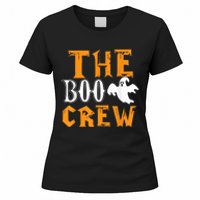 The Boo Crew Lazy Halloween Costume Funny Ghost Spirit Women's T-Shirt