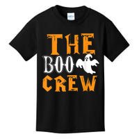 The Boo Crew Lazy Halloween Costume Funny Ghost Spirit Kids T-Shirt