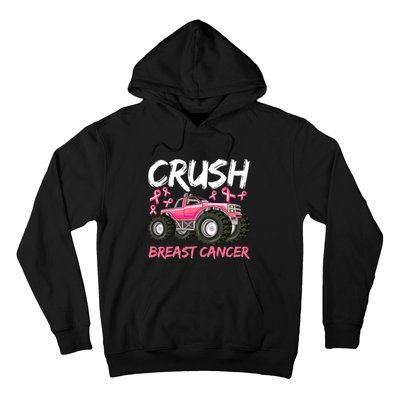 Truck Breast Cancer Awareness For Boys Hoodie