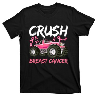 Truck Breast Cancer Awareness For Boys T-Shirt