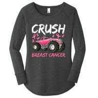 Truck Breast Cancer Awareness For Boys Women's Perfect Tri Tunic Long Sleeve Shirt