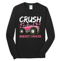 Truck Breast Cancer Awareness For Boys Tall Long Sleeve T-Shirt